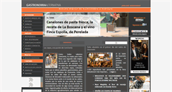 Desktop Screenshot of gastronomiaalternativa.com